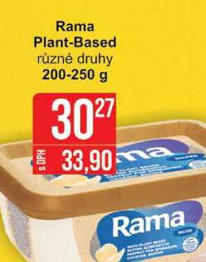 Rama Plant-Based různé druhy 200-250 g 