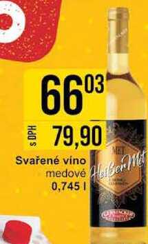 Svařené víno medové 0,745 I 