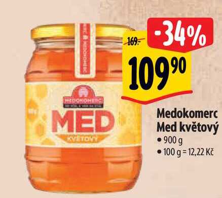   Medokomerc Med květový • 900 g  