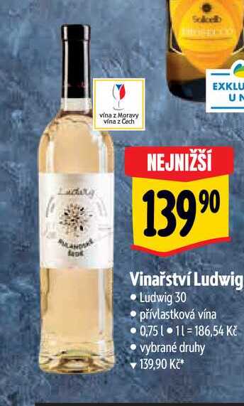   Vinařství Ludwig 0,75 l