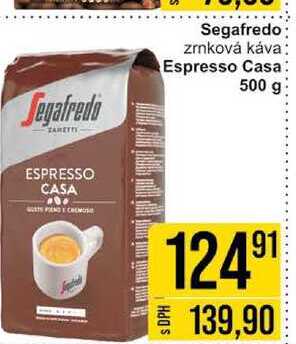Segafredo Segafredo zrnková káva Espresso Casa 500 g