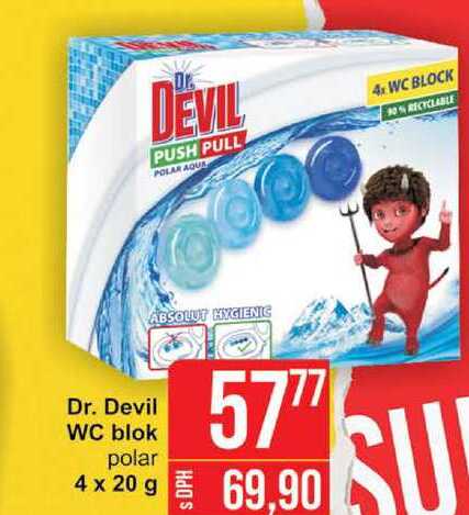 Dr. Devil WC blok polar 4 x 20 g 
