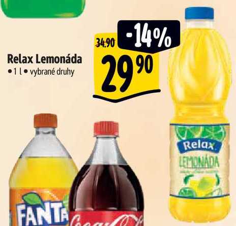 Relax Lemonáda, 1 l