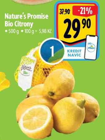 Nature's Promise Bio Citrony, 500 g