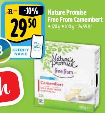 Nature Promise Free From Camembert, 120 g