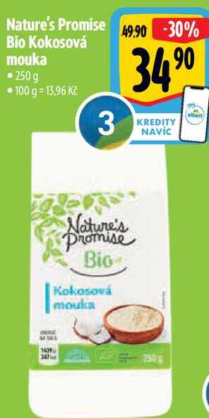 Nature's Promise Bio Kokosová mouka, 250 g