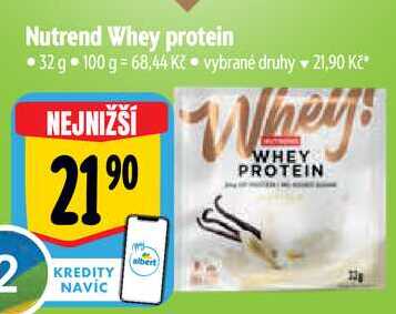 Nutrend Whey protein, 32 g