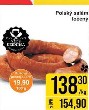 Polský salám točený 1kg 