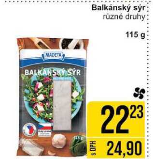 Balkánský sýr různé druhy 115 g 