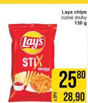 Lays chips různé druhy 130 g 