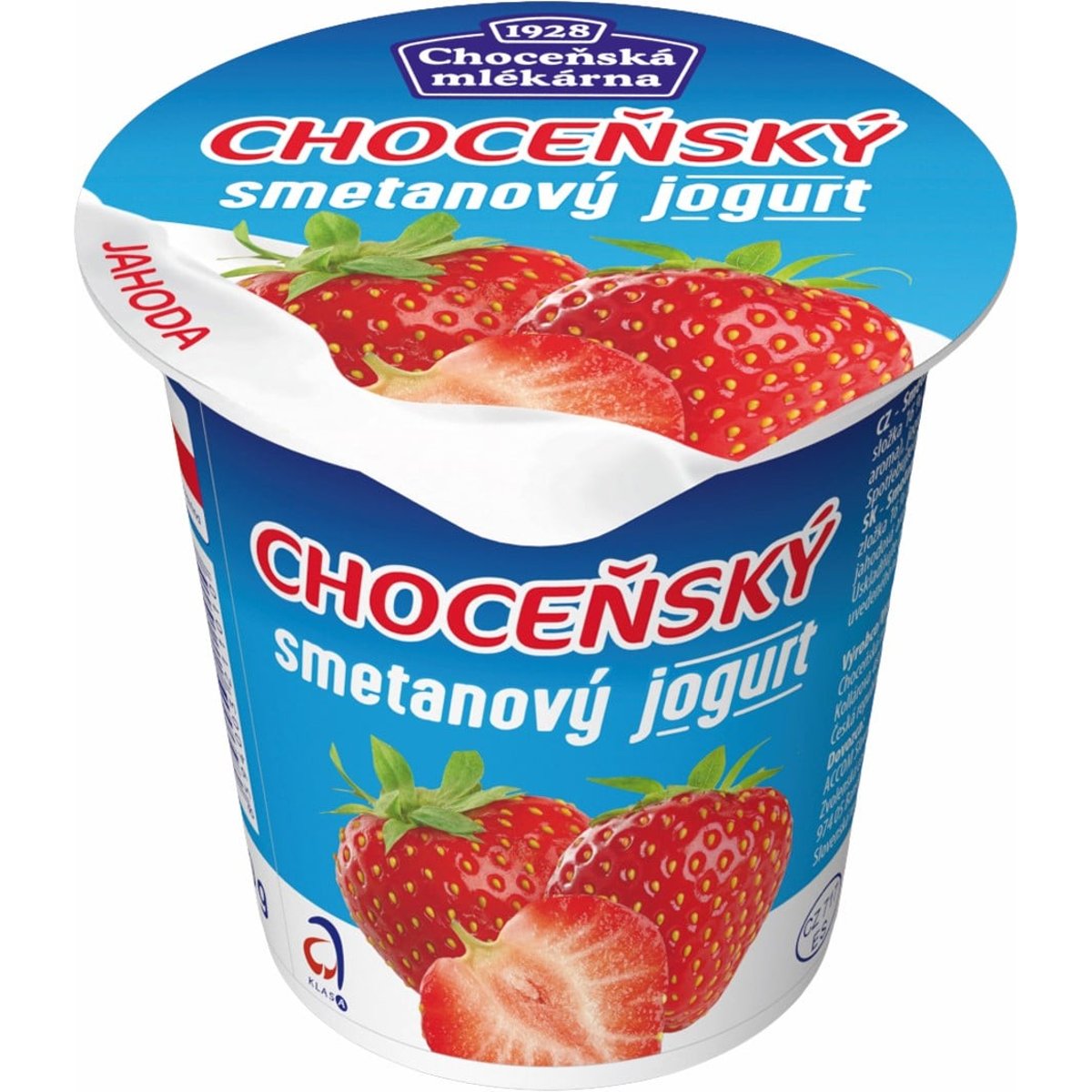 Choceňská mlékárna Choceňský smetanový jogurt jahoda