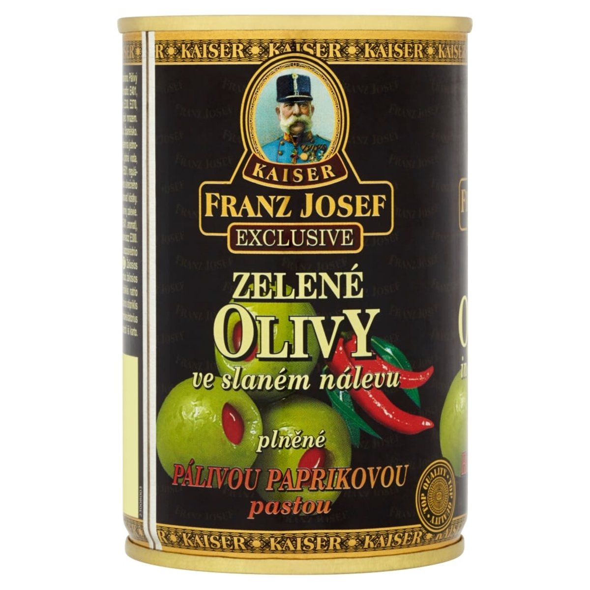 Franz Josef Kaiser Olivy zelené plněné pálivou paprikovou pastou