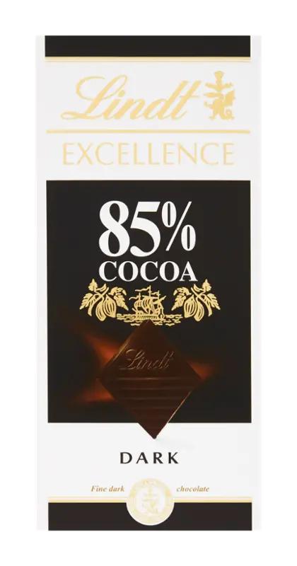 Lindt Extra hořká čokoláda 85%, 100 g