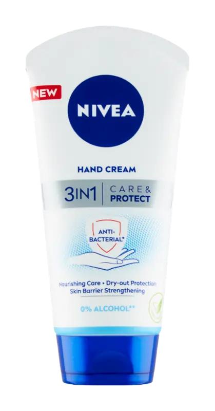 NIVEA Krém na ruce 3v1 Care & Protect, 75 ml