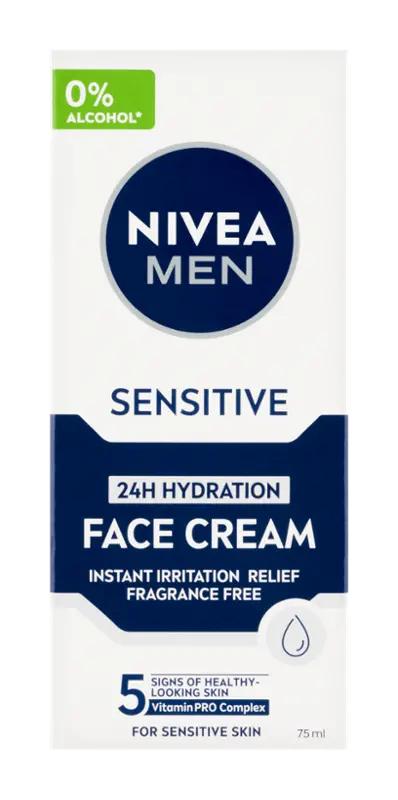 NIVEA Men Hydratační pleťový krém Sensitive, 75 ml