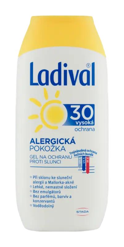 Ladival Gel na opalování pro alergickou pokožku SPF30, 200 ml