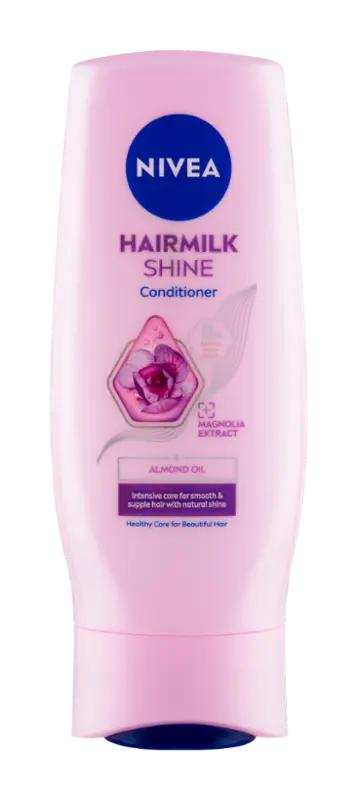 NIVEA Regenerační kondicionér Hairmilk Shine, 200 ml