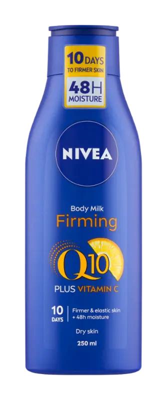 NIVEA Výživné zpevňující tělové mléko Q10 Plus Vitamin C, 250 ml
