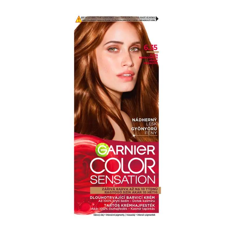 Garnier Barva na vlasy Color Sensation 6.35 zlatá mahagonová, 1 ks