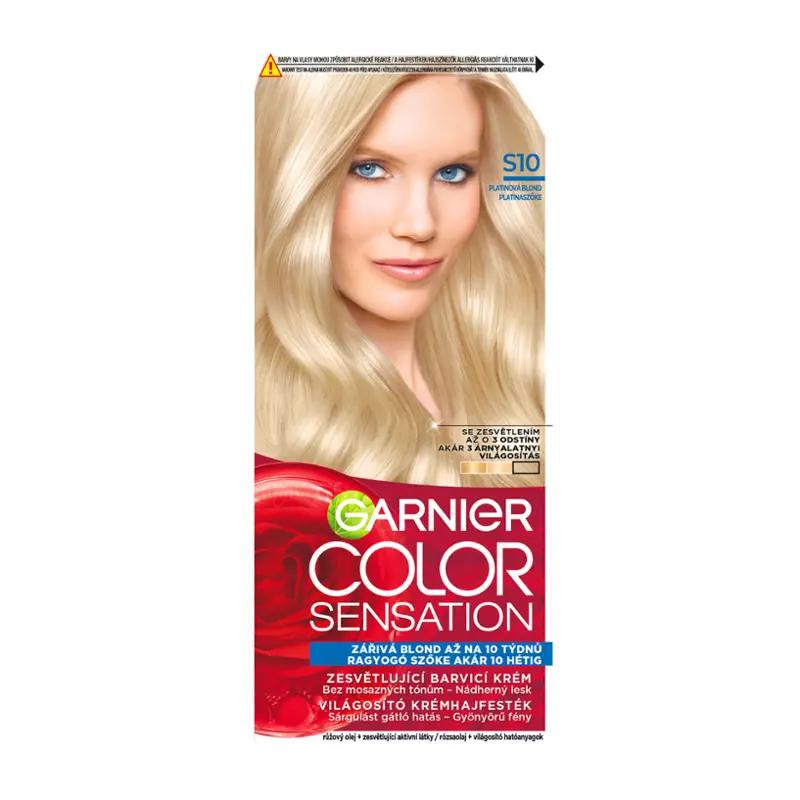 Garnier Barva na vlasy Color Sensation S10 platinová blond, 1 ks