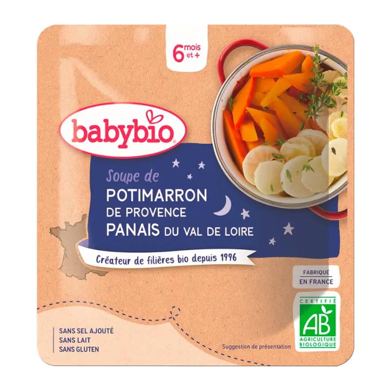Babybio Bio dýňová polévka s pastinákem, 190 g