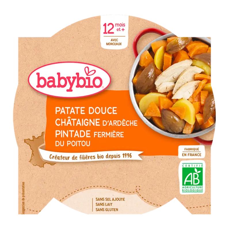 Babybio Bio brambory, kaštany a perlička, 230 g