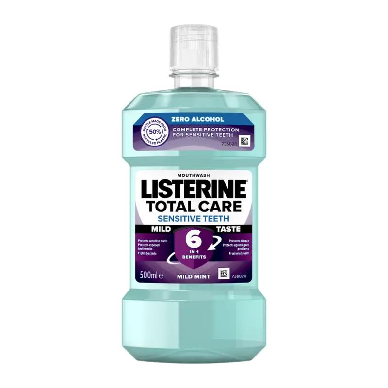 Listerine Ústní voda Total Care Sensitive Teeth Mild Taste, 500 ml