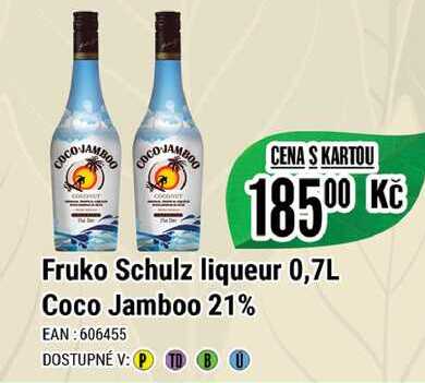 Fruko Schulz liqueur 0,7L Coco Jamboo 21%  