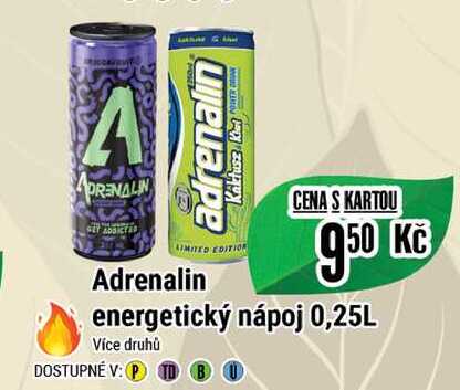 Adrenalin energetický nápoj 0,25L 