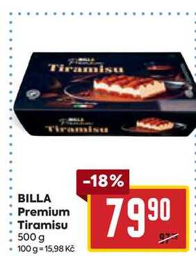 BILLA Premium Tiramisu 500 g 