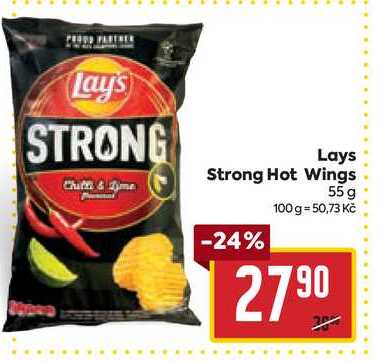 Lays Strong Hot Wings 55 g