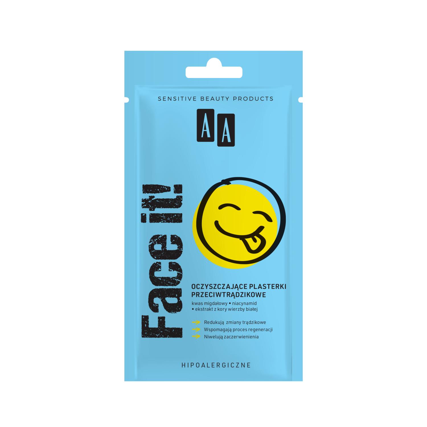 AA Face It!, náplasti na čištění obličeje, 24 ks/1 bal