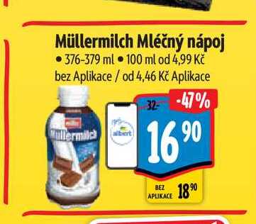 Müllermilch Mléčný nápoj  376-379 ml 