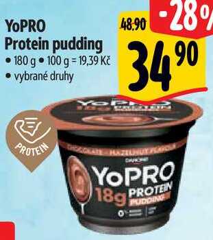 YoPRO Protein pudding, 180 g 