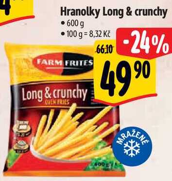 Hranolky Long & crunchy, 600 g
