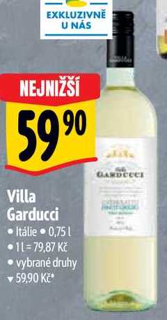 Villa Garducci, 0,75 l