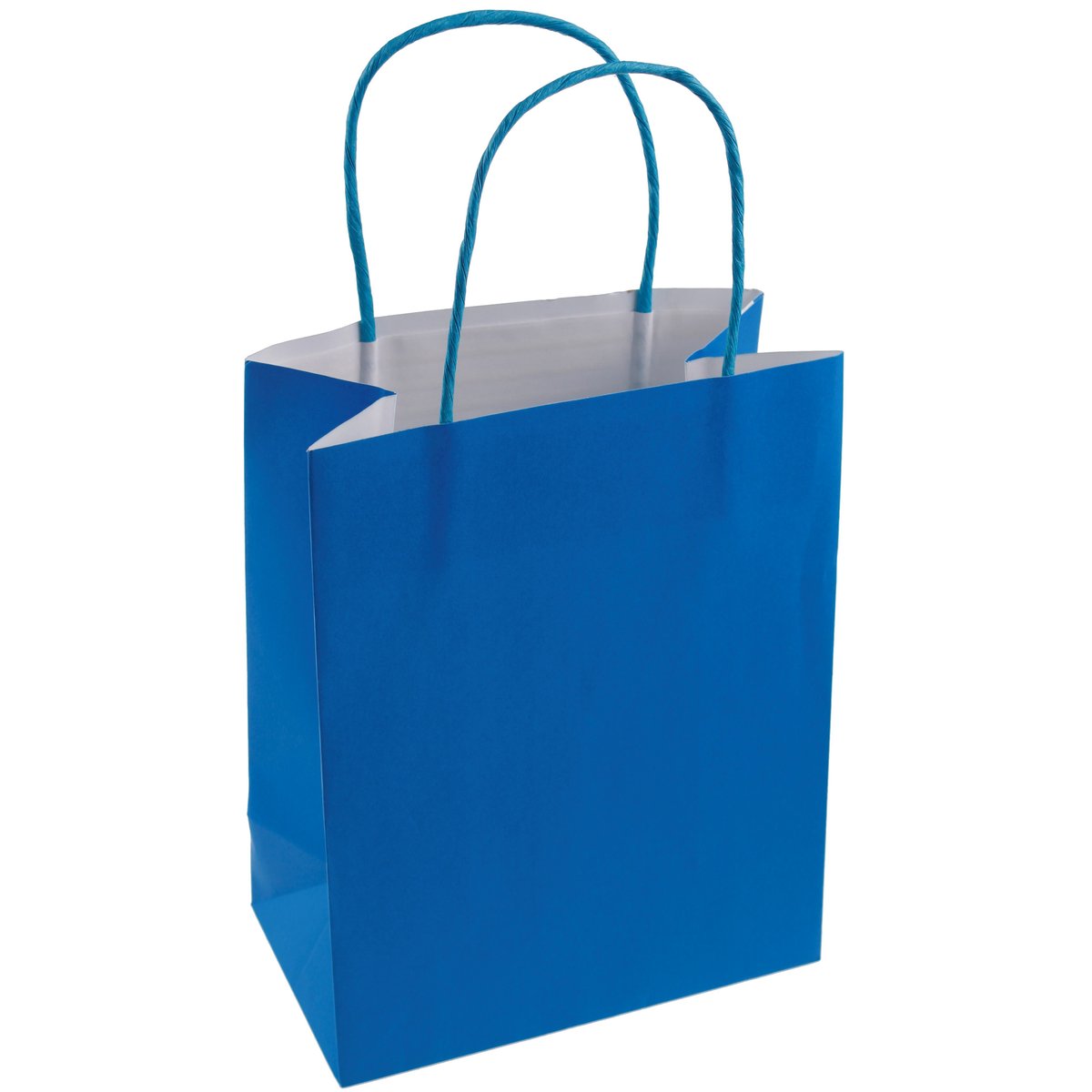 Niteola Dárková papírová taška modrá (23 x 18 x 10 cm)
