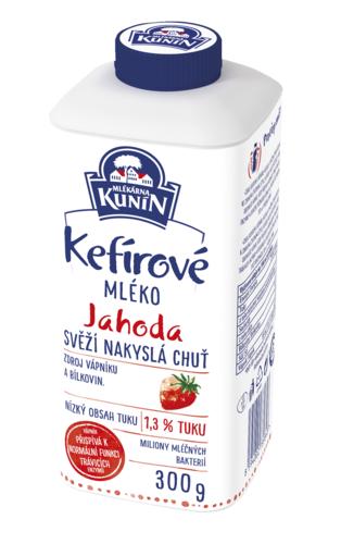 Kunín Kefírové mléko, Kunín Acidofilní mléko, 300 g