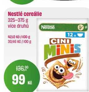 Nestlé cereálie Cini Minis 375g