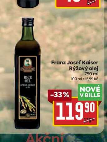 Franz Josef Kaiser Rýžový olej 750 ml