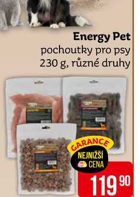 Energy Pet pochoutky pro psy 230 g, různé druhy 