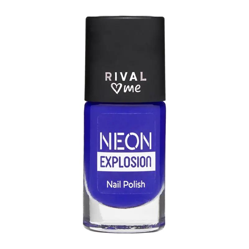RIVAL Loves Me Lak na nehty Neon Explosion 07 blue-tastic, 1 ks