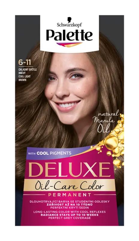 Palette Barva na vlasy Palette Deluxe 6-11 chladný světle hnědý, 1 ks
