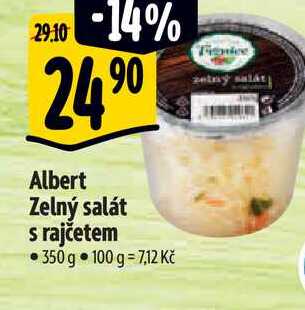 Albert Zelný salát s rajčetem, 350 g