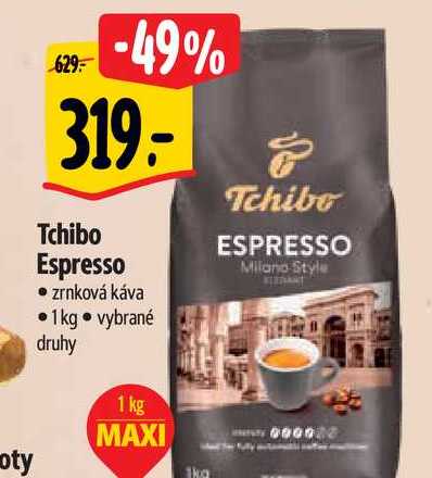  Tchibo Espresso zrnková káva • 1kg 