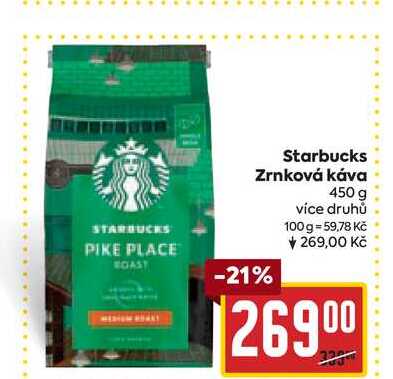 Starbucks Zrnková káva 450 g 