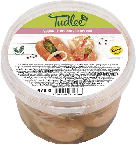 Tudlee Vegan utopenci, 470 g