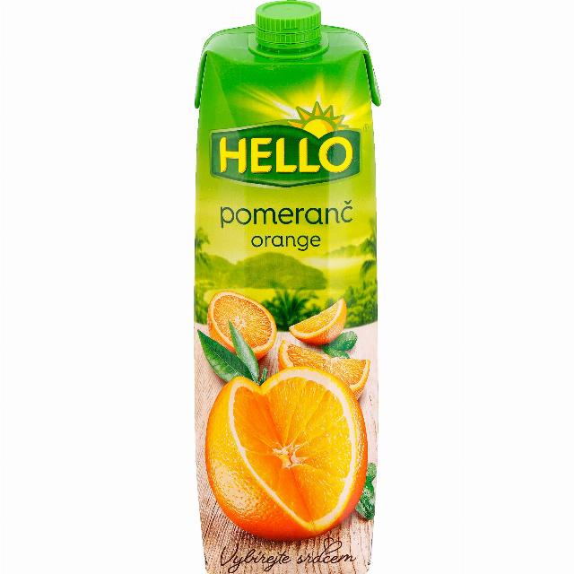 Hello Pomerančový nektar 50%