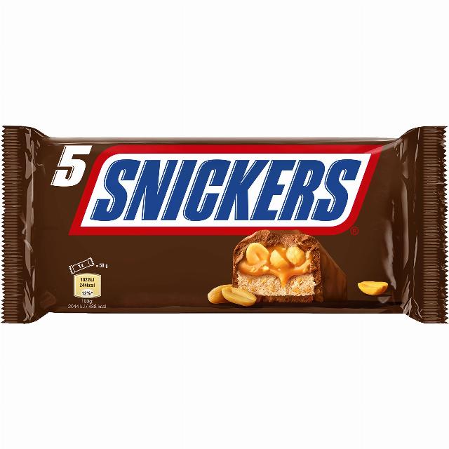 SNICKERS/MARS/TWIX/BOUNTY Čokoládové tyčinky