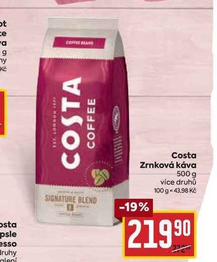 Costa Zrnková káva 500 g 